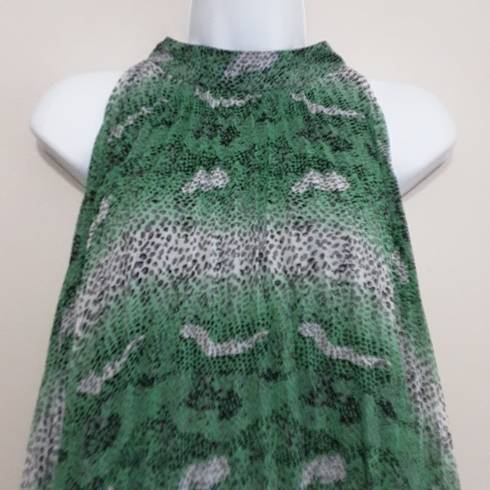 Blooming Rose Tank Pleated mini dress animals print women 22 party Festival y2k - Picture 5 of 9